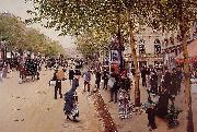 Jean Beraud Boulevard des capucines France oil painting artist